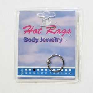 Hot Rags 16g small hoop earrings (set of two)